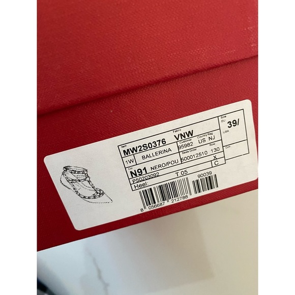 VALENTINO Patent Rockstud Caged Ballet Flat (39.5) - Picture 7 of 7